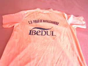 Camiseta entrenamiento (parte trasera)